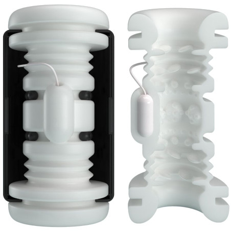 PRETTY LOVE DJ GIRL MASTURBADOR MASCULINO CON VIBRACION 5 CONFIGURACIONES NEGRO