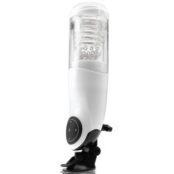 EXTREME TOYZ PDX MEGA BATOR USB MASTURBADOR MASCULINO VAGINA BLANCO