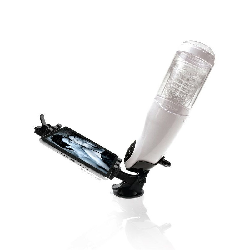 EXTREME TOYZ PDX MEGA BATOR USB MASTURBADOR MASCULINO VAGINA BLANCO