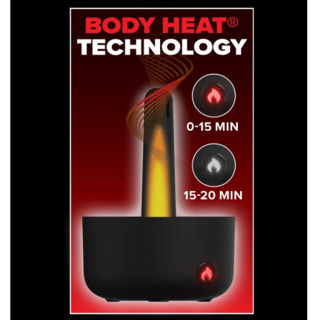 PDX ELITE MILK ME HOTTER MASTURBADOR AUTOMATICO CON THRUSTING Y VIBRACION EFECTO CALOR
