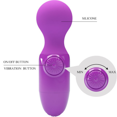 PRETTY LOVE MINI MASAJEADOR PERSONAL MORADO
