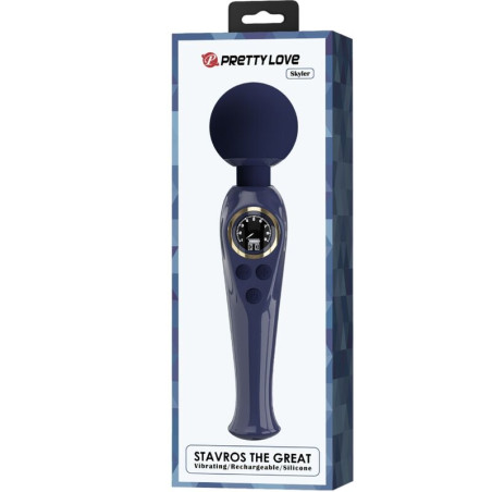 PRETTY LOVE SKYLER VIBRADOR WAND AZUL
