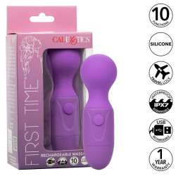 CALEXOTICS FIRST TIME MASAJEADOR RECARGABLE 10 VIBRACIONES VIOLETA 2