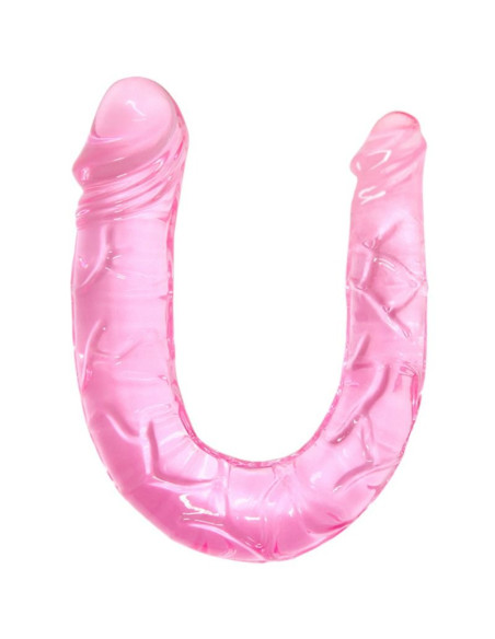 BAILE DOUBLE DONG DILDO DOBLE ROSA