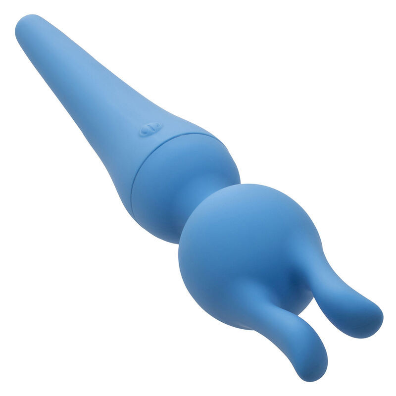 CALEXOTICS COUTURE KIT VIBRADOR WAND 10 VIBRACIONES AZUL