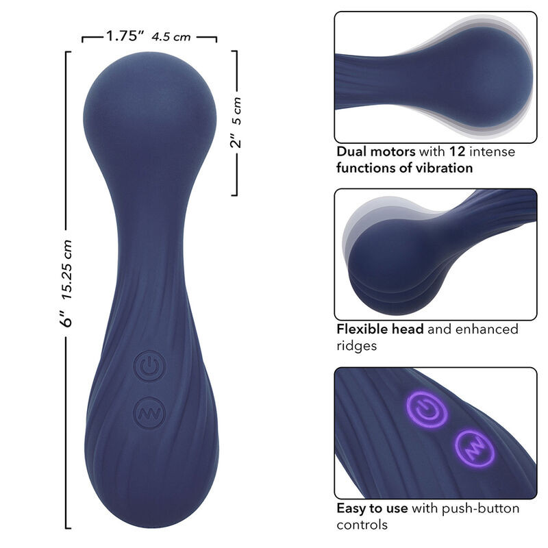 CALEXOTICS CHARISMA TEMPTATION MASAJEADOR 12 FUNCIONES MORADO