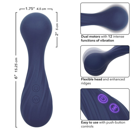 CALEXOTICS CHARISMA TEMPTATION MASAJEADOR 12 FUNCIONES MORADO