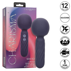 CALEXOTICS CHARISMA SEDUCTION MASAJEADOR 12 FUNCIONES 1775 CM X 625 CM MORADO 2