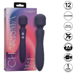 CALEXOTICS CHARISMA MYSTIQUE MASAJEADOR DOBLE MOTOR 12 FUNCIONES 215 CM X 45 CM MORADO 2