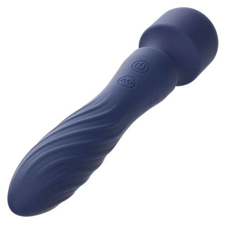 CALEXOTICS CHARISMA MYSTIQUE MASAJEADOR DOBLE MOTOR 12 FUNCIONES 215 CM X 45 CM MORADO