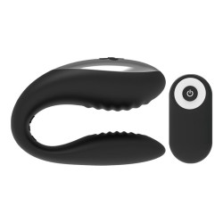 BRILLY GLAM WE LOVE VIBRADOR PARA PAREJAS CONTROL REMOTO NEGRO 2