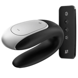 SATISFYER DOUBLE FUN PARTNER VIBRADOR NEGRO 2