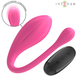 INTENSE JANICE HUEVO VIBRADOR U DOBLE ESTIMULACION 10 VIBRACIONES ROSA CONTROL REMOTO 2