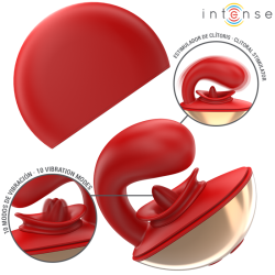 INTENSE MARIAH VIBRADOR ESTIMULADOR EN FORMA DE U 10 VIBRACIONES ROJO 2