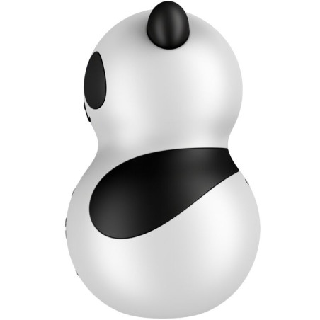 SATISFYER POCKET PANDA ESTIMULADOR VIBRADOR BLANCO Y NEGRO