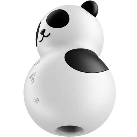 SATISFYER POCKET PANDA ESTIMULADOR VIBRADOR BLANCO Y NEGRO
