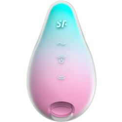 SATISFYER MERMAID VIBES ESTIMULADOR VIBRADOR MENTA Y ROSA 2
