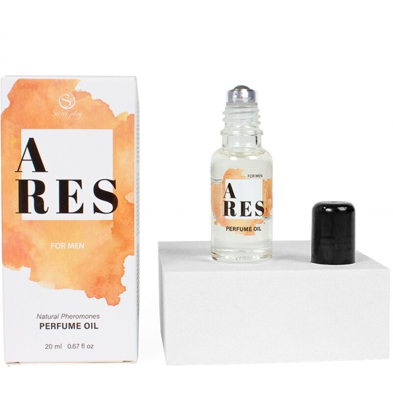 SECRETPLAY ARES PERFUME NATURAL FEROMONAS EN ACEITE PARA HOMBRE 20 ML