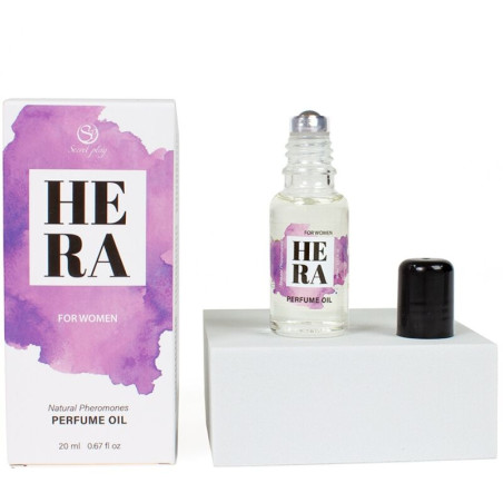 SECRETPLAY HERA PERFUME NATURAL FEROMONAS EN ACEITE PARA MUJER 20 ML