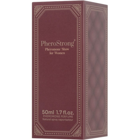 PHEROSTRONG PERFUME CON FEROMONAS SHOW PARA MUJER 50 ML