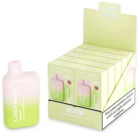 LOST MARY BM600 VAPER NICOTINA 2 DESECHABLE SABOR FRESA KIWI