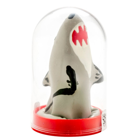 CONDOMERIE PRESERVATIVO DECORATIVO PINTADO A MANO TIBURON MODELO 1
