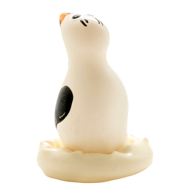 CONDOMERIE PRESERVATIVO DECORATIVO PINTADO A MANO PINGUINO