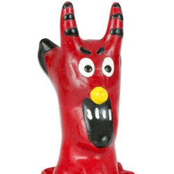 CONDOMERIE PRESERVATIVO DECORATIVO PINTADO A MANO DIABLO ROJO 2
