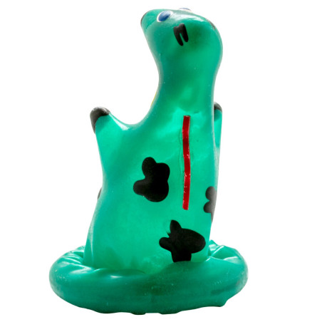CONDOMERIE PRESERVATIVO DECORATIVO PINTADO A MANO MONSTRUO LAGO NESS