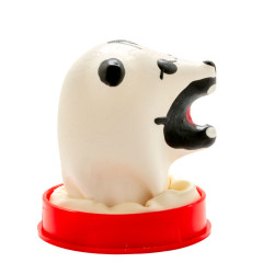 CONDOMERIE PRESERVATIVO DECORATIVO PINTADO A MANO OSO POLAR 2