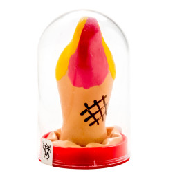 CONDOMERIE PRESERVATIVO DECORATIVO PINTADO A MANO HELADO