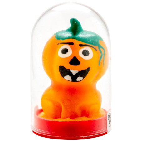 CONDOMERIE PRESERVATIVO DECORATIVO PINTADO A MANO CALABAZA