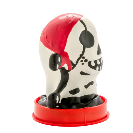 CONDOMERIE PRESERVATIVO DECORATIVO PINTADO A MANO PIRATA
