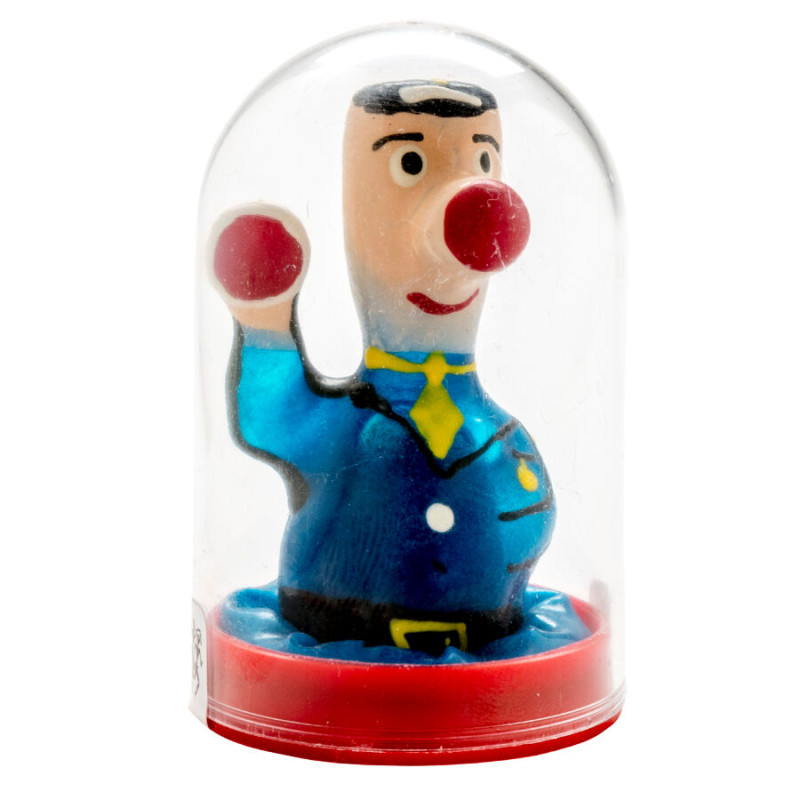 CONDOMERIE PRESERVATIVO DECORATIVO PINTADO A MANO POLICIA
