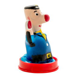CONDOMERIE PRESERVATIVO DECORATIVO PINTADO A MANO POLICIA 2