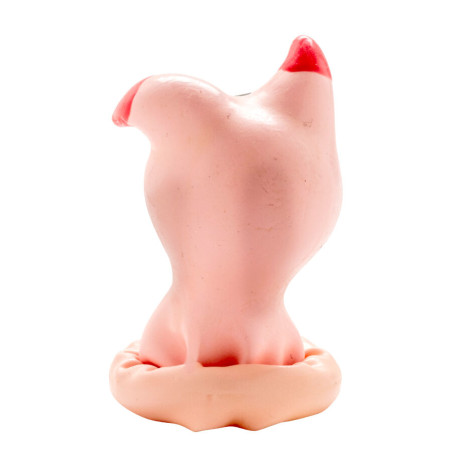 CONDOMERIE PRESERVATIVO DECORATIVO PINTADO A MANO CABEZA DE CERDO