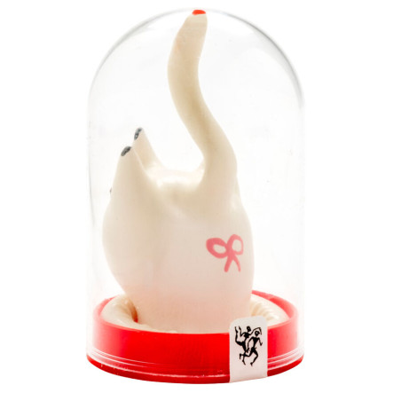 CONDOMERIE PRESERVATIVO DECORATIVO PINTADO A MANO CISNE