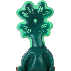 CONDOMERIE PRESERVATIVO DECORATIVO PINTADO A MANO HOJA DE TREBOL