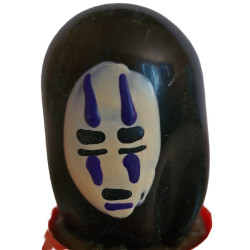 CONDOMERIE PRESERVATIVO DECORATIVO PINTADO A MANO MASCARILLA FANTASMA NEGRO