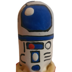 CONDOMERIE PRESERVATIVO DECORATIVO PINTADO A MANO ROBOT 2