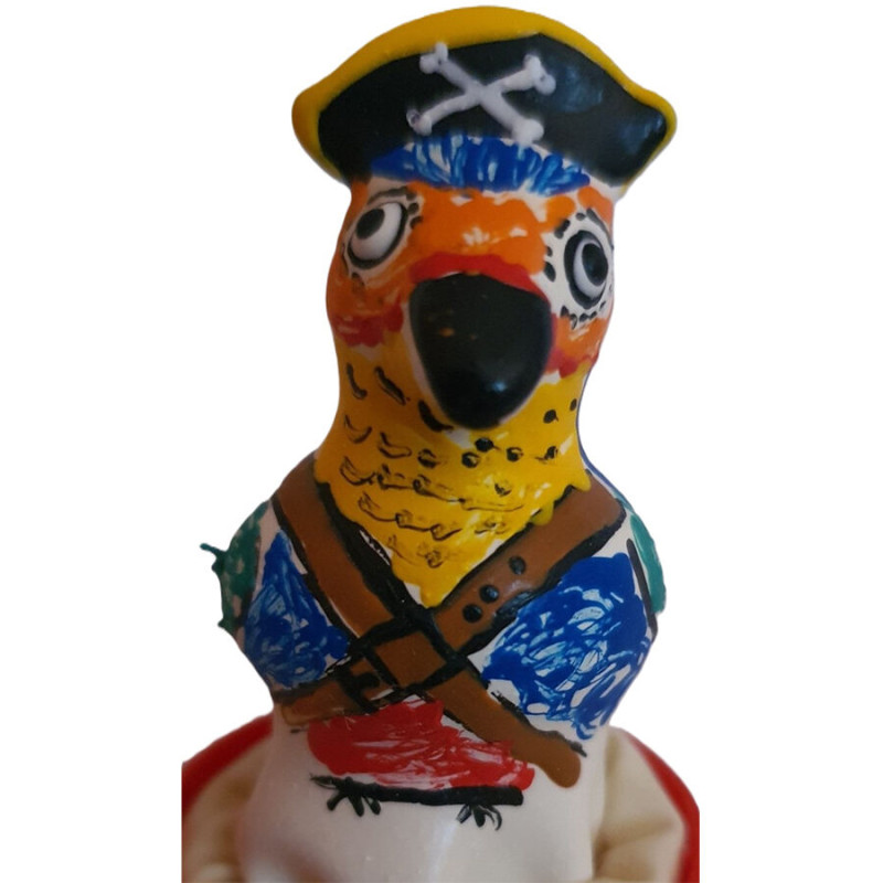 CONDOMERIE PRESERVATIVO DECORATIVO PINTADO A MANO CAPITN LORO