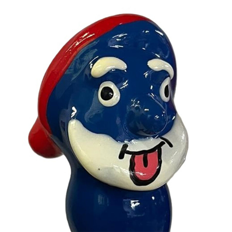 CONDOMERIE PRESERVATIVO DECORATIVO PINTADO A MANO ABUELO AZUL