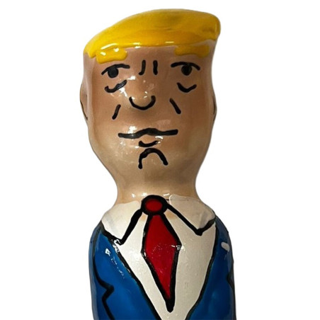 CONDOMERIE PRESERVATIVO DECORATIVO PINTADO A MANO TRUMP GRUNON