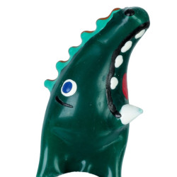 CONDOMERIE PRESERVATIVO DECORATIVO PINTADO A MANO COCODRILO MODELO XL