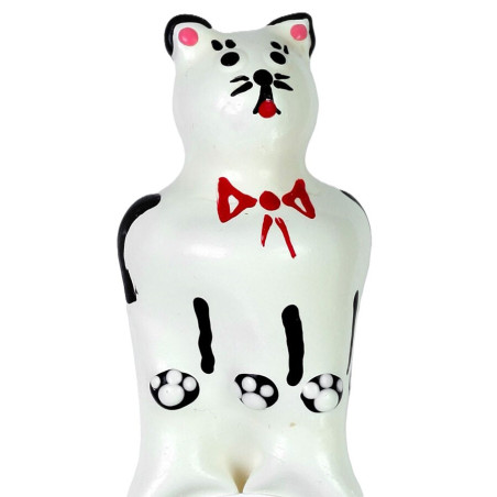 CONDOMERIE PRESERVATIVO DECORATIVO PINTADO A MANO GATO MODELO XL