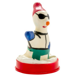 CONDOMERIE PRESERVATIVO DECORATIVO PINTADO A MANO SNOWBOARD XL 2