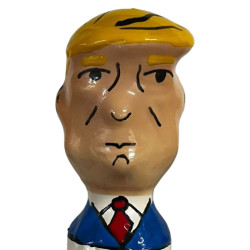 CONDOMERIE PRESERVATIVO DECORATIVO PINTADO A MANO TRUMP GRUNON XL