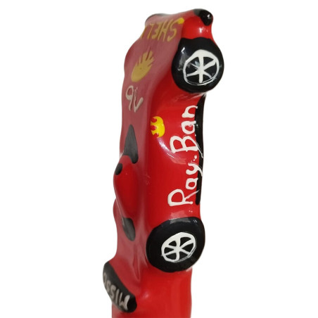 CONDOMERIE PRESERVATIVO DECORATIVO PINTADO A MANO F1 FERRARI XL