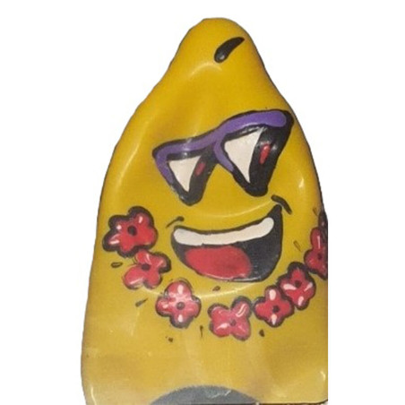 CONDOMERIE PRESERVATIVO DECORATIVO PINTADO A MANO FRIKI TIKI XL