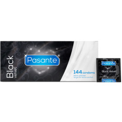 PASANTE BLACK VELVET PRESERVATIVOS CAJA 144 UNIDADES 2